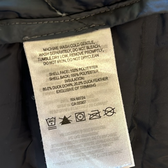 Columbia 650 down blue and yellow puffer jacket size small - Picture 7 of 10